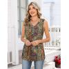 Zeagoo Tank Tops for Women 2026 Summer Top Henley Shirts Dressy Casual Loose Fit V-Neck Button Down Sleeveless Tshirt Blouse(Mz721)
