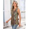 Zeagoo Tank Tops for Women 2026 Summer Top Henley Shirts Dressy Casual Loose Fit V-Neck Button Down Sleeveless Tshirt Blouse(Mz721)
