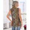 Zeagoo Tank Tops for Women 2026 Summer Top Henley Shirts Dressy Casual Loose Fit V-Neck Button Down Sleeveless Tshirt Blouse(Mz721)