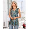 Zeagoo Tank Tops for Women 2026 Summer Top Henley Shirts Dressy Casual Loose Fit V-Neck Button Down Sleeveless Tshirt Blouse(Mz779)