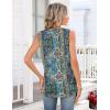 Zeagoo Tank Tops for Women 2026 Summer Top Henley Shirts Dressy Casual Loose Fit V-Neck Button Down Sleeveless Tshirt Blouse(Mz779)