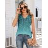 Zeagoo Tank Tops for Women 2026 Summer Top Henley Shirts Dressy Casual Loose Fit V-Neck Button Down Sleeveless Tshirt Blouse(Xh363)