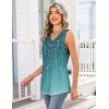 Zeagoo Tank Tops for Women 2026 Summer Top Henley Shirts Dressy Casual Loose Fit V-Neck Button Down Sleeveless Tshirt Blouse(Xh363)
