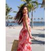Zeagoo Women Summer Maxi Dress with Pockets 2025 Spaghetti Strap Sundress Casual Flowy Boho Dress Floral Tiered Beach Dress(Floral-1)