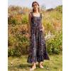 Zeagoo Women Summer Maxi Dress with Pockets 2025 Spaghetti Strap Sundress Casual Flowy Boho Dress Floral Tiered Beach Dress(Floral-2)