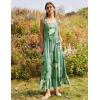 Zeagoo Women Summer Maxi Dress with Pockets 2025 Spaghetti Strap Sundress Casual Flowy Boho Dress Floral Tiered Beach Dress(Floral-3)