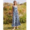 Zeagoo Women Summer Maxi Dress with Pockets 2025 Spaghetti Strap Sundress Casual Flowy Boho Dress Floral Tiered Beach Dress(Floral-4)