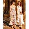 Zeagoo Women Summer Maxi Dress with Pockets 2025 Spaghetti Strap Sundress Casual Flowy Boho Dress Floral Tiered Beach Dress(Floral-5)