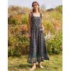 Zeagoo Women Summer Maxi Dress with Pockets 2025 Spaghetti Strap Sundress Casual Flowy Boho Dress Floral Tiered Beach Dress(Floral-6)