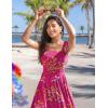 Zeagoo Women Summer Maxi Dress with Pockets 2025 Spaghetti Strap Sundress Casual Flowy Boho Dress Floral Tiered Beach Dress(Pattern-10)