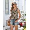 Zeagoo Women Summer Tank Tops Loose Fit Flowy Boho Pleated Sleeveless Shirts Crew Neck Dressy Casual Tunic Trendy Blouses(Printed Floral Sf154)
