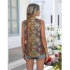 Zeagoo Women Summer Tank Tops Loose Fit Flowy Boho Pleated Sleeveless Shirts Crew Neck Dressy Casual Tunic Trendy Blouses(Printed Paisley Mz721)