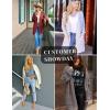 Zeagoo Women’s 2025 Fall Open Front Cardigan Long Batwing Sleeve Chunky Knit Sweater Loose Outerwear Coats with Pockets(Navy Blue)