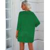 Zeagoo Womens 2026 Lightweight Crochet Cardigan Sweaters Open Front 3/4 Sleeve Knit Kimono Summer Boho Cover Up(Green)