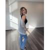 Zeagoo Women’s 2026 Summer Crochet Lightweight Cardigan Short Sleeve Boho Kimono Oversized Open Front Sweater Tops(Light Grey)