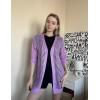 Zeagoo Women’s 2026 Summer Crochet Lightweight Cardigan Short Sleeve Boho Kimono Oversized Open Front Sweater Tops(Lilac)