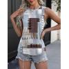 Zeagoo Womens 2026 Tank Tops Casual Crewneck Sleeveless T Shirts Loose Fit Summer Tunic Blouse(1-jh609)
