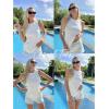 Zeagoo Womens 2026 Tank Tops Casual Crewneck Sleeveless T Shirts Loose Fit Summer Tunic Blouse(1-white)