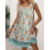 Zeagoo Womens Casual Summer Dresses 2025 Boho Sleeveless Sundresses with Pockets Pleated Beach Floral T Shirt Dresses(Floral-printed-07)