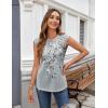 Zeagoo Women’s Lace Cap Sleeve Tank Top(Dh62)