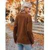 Zeagoo Women’s Oversized Button Cardigan Sweaters 2026 Fall Open Front Lightweight Cardigans V Neck Loose Knit Outwear(Coffee)