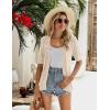 Zeagoo Women’s Short Sleeve 2026 Summer Crochet Cropped Cardigan V Neck Button up Bolero Shrug Sweater(Apricot)