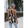 Zeagoo Womens Silk Satin Tank Tops V Neck Sleeveless Camisole Cami Spaghetti Straps Blouse Summer Loose Racerback Shirt(Zr220)