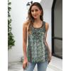 Zeagoo Women’s Sleeveless Sparkle Shimmer Camisole Vest Glitter Sequin Tank Tops(Gradient Purple)