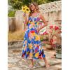 Zeagoo Womens Summer Maxi Dress Spaghetti Strap Casual Printed Dress Boho Floral Beach Sundress,(Floral-1)
