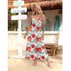 Zeagoo Womens Summer Maxi Dress Spaghetti Strap Casual Printed Dress Boho Floral Beach Sundress,(Floral-3)