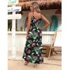 Zeagoo Womens Summer Maxi Dress Spaghetti Strap Casual Printed Dress Boho Floral Beach Sundress,(Floral-4)