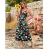 Zeagoo Womens Summer Maxi Dress Spaghetti Strap Casual Printed Dress Boho Floral Beach Sundress,(Floral-4)