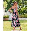 Zeagoo Womens Summer Maxi Dress Spaghetti Strap Casual Printed Dress Boho Floral Beach Sundress,(Floral-7)