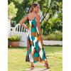 Zeagoo Womens Summer Maxi Dress Spaghetti Strap Casual Printed Dress Boho Floral Beach Sundress,(Pattern-1)