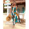 Zeagoo Womens Summer Maxi Dress Spaghetti Strap Casual Printed Dress Boho Floral Beach Sundress,(Pattern-1)