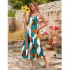 Zeagoo Womens Summer Maxi Dress Spaghetti Strap Casual Printed Dress Boho Floral Beach Sundress,(Pattern-1)