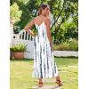 Zeagoo Womens Summer Maxi Dress Spaghetti Strap Casual Printed Dress Boho Floral Beach Sundress,(Pattern-2)
