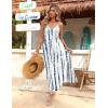 Zeagoo Womens Summer Maxi Dress Spaghetti Strap Casual Printed Dress Boho Floral Beach Sundress,(Pattern-2)