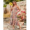 Zeagoo Womens Summer Maxi Dress Spaghetti Strap Casual Printed Dress Boho Floral Beach Sundress,(Pattern-3)