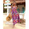 Zeagoo Womens Summer Maxi Dress Spaghetti Strap Casual Printed Dress Boho Floral Beach Sundress,(Pattern-6)