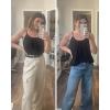 Zeagoo Womens Summer Sleeveless Tops Scoop Neck Cute Tank Camisole Casual Loose Fit Tops(Black)