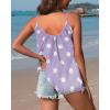 Zeagoo Womens Summer Sleeveless Tops Scoop Neck Cute Tank Camisole Casual Loose Fit Tops(Pattern4)