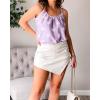 Zeagoo Womens Summer Sleeveless Tops Scoop Neck Cute Tank Camisole Casual Loose Fit Tops(Pattern4)