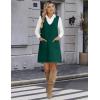 Zeagoo Women’s Sweater Vest Dresses for Women 2026 V Neck Sleeveless Knit Pullover Sweater with Pockets Fall Winter Outfits(Green)