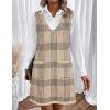 Zeagoo Women’s Sweater Vest Dresses for Women 2026 V Neck Sleeveless Knit Pullover Sweater with Pockets Fall Winter Outfits(Gw304)