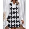 Zeagoo Women’s Sweater Vest Dresses for Women 2026 V Neck Sleeveless Knit Pullover Sweater with Pockets Fall Winter Outfits(Gz818)