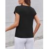 Zeagoo Womens Sweater Vest Fall 2026 Loose Fit Cape Sleeve Knit Ribbed Tank Tops with Front Pocket S-XXL(Black)