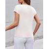 Zeagoo Womens Sweater Vest Fall 2026 Loose Fit Cape Sleeve Knit Ribbed Tank Tops with Front Pocket S-XXL(Pure White)