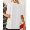 Zeagoo Women’s T-Shirts Short Sleeve Tops Summer Casual Blouse Crew Neck Basic Shirt 2 Pack Loose Fit Tee(Black white)