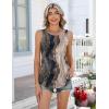 Zeagoo Womens Tank Tops 2026 Summer Loose Fit Crew Neck Boho Tunic Pleated Babydoll Sleeveless Shirts with Button Detail(Cx278)